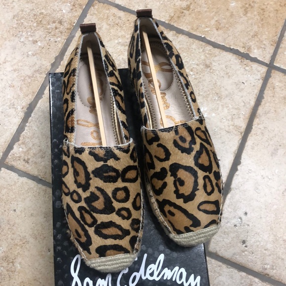 NEW SAM Edelman Khloe Leopard Espadrilles - Picture 7 of 8